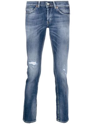 DONDUP distressed-finish skinny jeans - Blu