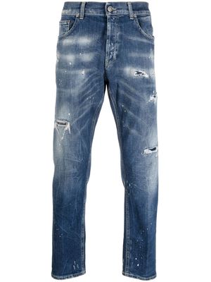 DONDUP distressed slim-cut jeans - Blue