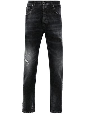 DONDUP distressed slim-leg jeans - Black
