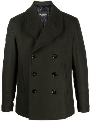 DONDUP double-breasted peacoat - Green