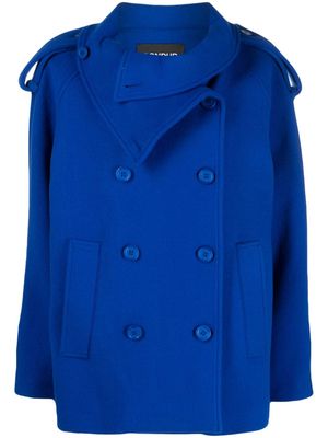 DONDUP double-breasted short-length coat - Blue
