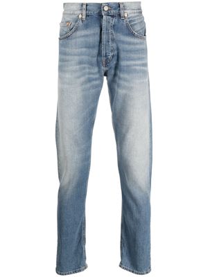 DONDUP faded effect straight-leg jeans - Blue