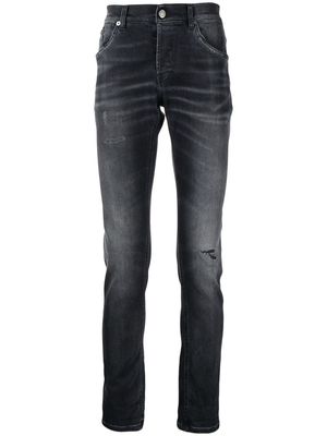 DONDUP faded skinny-fit jeans - Black