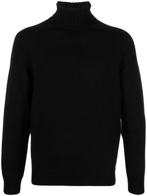 DONDUP fine-knit roll-neck jumper - Black