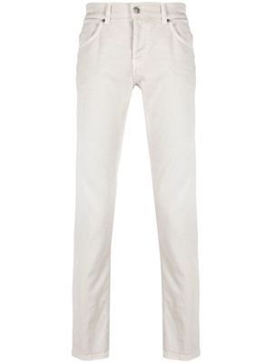 DONDUP five-pocket straight-leg jeans - Neutrals