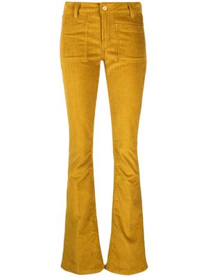 DONDUP flared corduroy trousers - Yellow