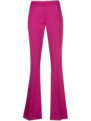 DONDUP flared wool trousers - Pink