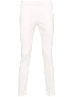 DONDUP Gaubert low-waist slim-fit trousers - White
