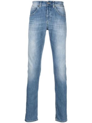 DONDUP high-rise straight-leg jeans - Blue