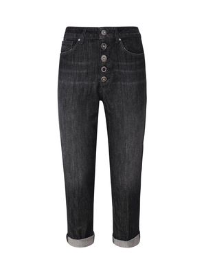 Dondup High-rise Turn-up Hem Jeans