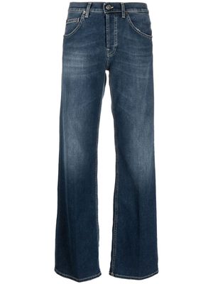 DONDUP high-rise wide-leg jeans - Blue