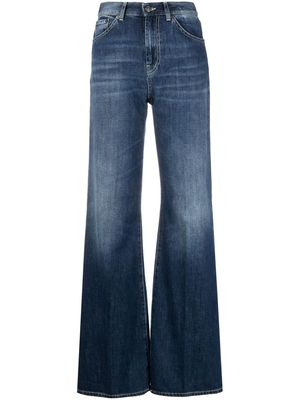 DONDUP high-waist wide-leg jeans - Blue