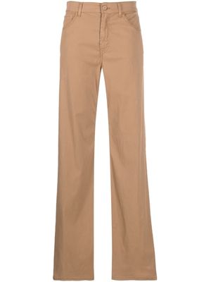 DONDUP high-waist wide-leg jeans - Brown