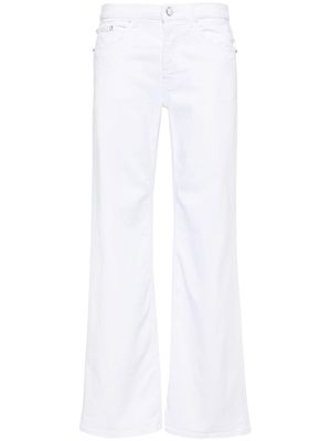 DONDUP Jacklyn mid-rise wide-leg jeans - White
