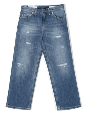 DONDUP KIDS logo-patch denim jeans - Blue