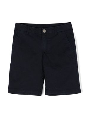 DONDUP KIDS mid-rise cotton chino shorts - Blue