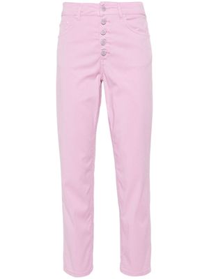 DONDUP Koons cropped straight-leg trousers - Pink