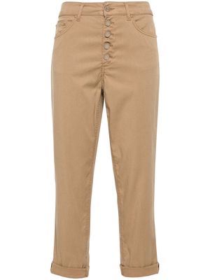 DONDUP Koons cropped trousers - Brown