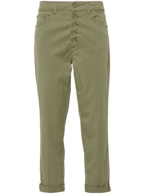 DONDUP Koons cropped trousers - Green