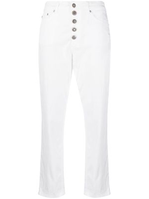 DONDUP Koons loose-fit cropped jeans - White