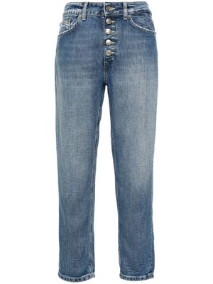 DONDUP Koons mid-rise cropped jeans - Blue
