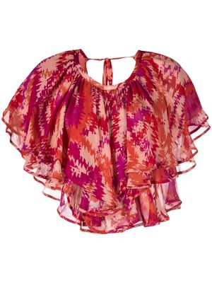 DONDUP layered detailed top