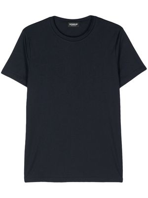 DONDUP logo-appliqué cotton T-shirt - Blue