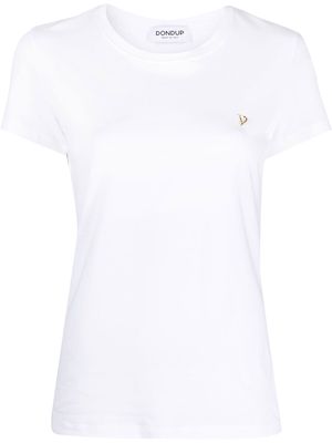 DONDUP logo plaque T-shirt - White