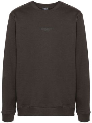 DONDUP logo-print cotton sweatshirt - Grey