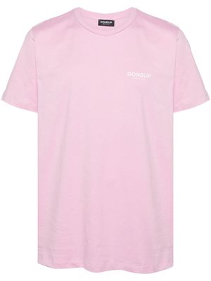 DONDUP logo-print cotton T-shirt - Pink