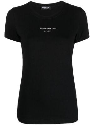 DONDUP logo-print round-neck T-shirt - Black