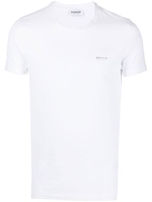 DONDUP logo-print short sleeve T-shirt - White