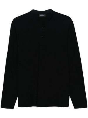 DONDUP long-sleeve cotton T-shirt - Black