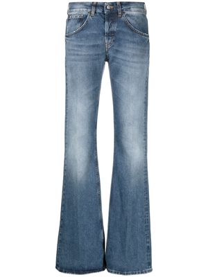 DONDUP low-rise flared-leg jeans - Blue