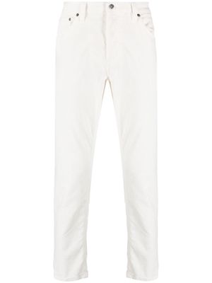DONDUP low-rise tapered-leg trousers - White