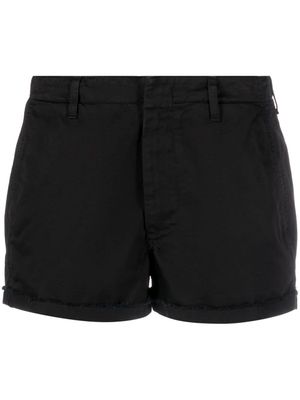 DONDUP mid-rise denim shorts - Black
