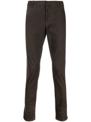DONDUP mid-rise straight-leg trousers - Brown