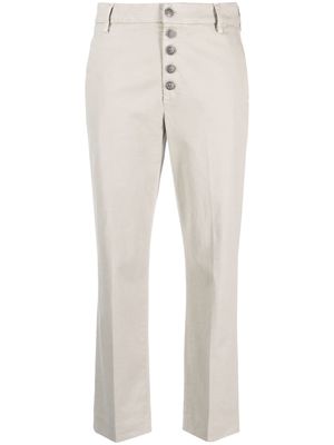 DONDUP Nima cropped chino trousers - Neutrals