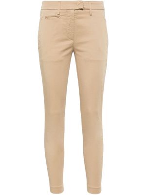 DONDUP Perfect cropped slim-cut trousers - Neutrals