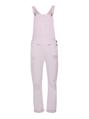 Dondup Pink Denim Overalls