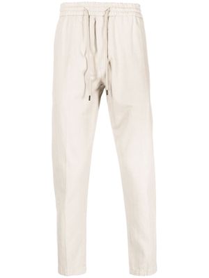 DONDUP pressed-crease straight-leg trousers - Neutrals