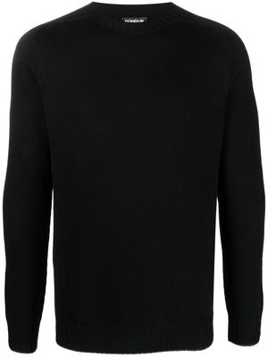 DONDUP ribbed-detail knit jumper - Black