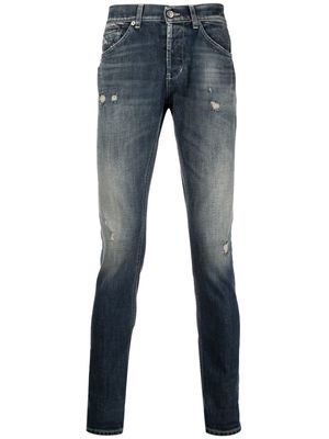 DONDUP ripped stonewashed skinny jeans - Blue