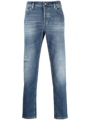 DONDUP ripped straight-leg jeans - Blue