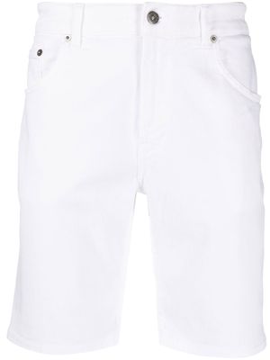 DONDUP rolled chino shorts - White