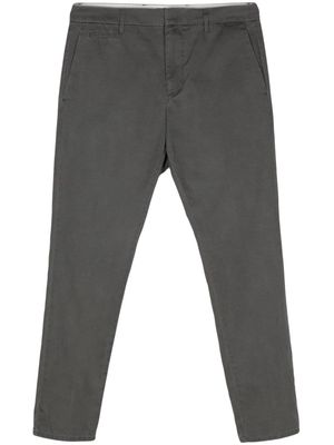 DONDUP slim-cut canvas trousers - Grey