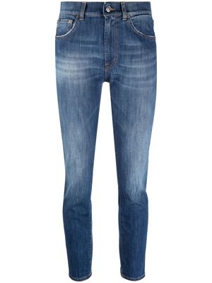 DONDUP slim-cut cropped jeans - Blue