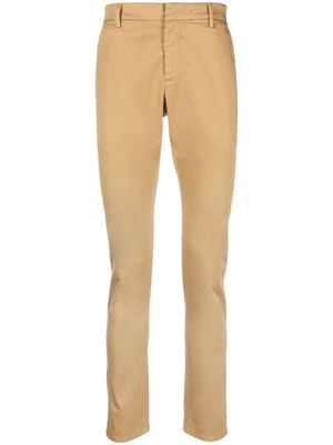 DONDUP straight-leg chino trousers - Brown