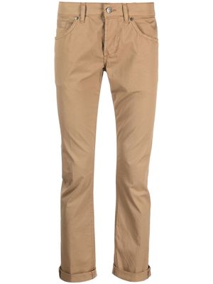 DONDUP straight-leg cropped jeans - Neutrals