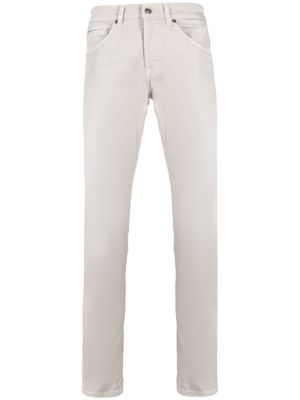 DONDUP straight-leg logo-print jeans - Grey